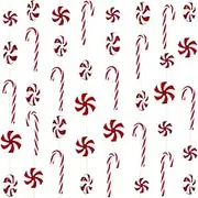 WILLBOND 48 Pcs Christmas Candy Canes Ornament Gift Swirl Canes Garland Plastic Tree Decoration Fake Candy Hanging Ornament with Crystal Wire for Xmas Party Christmas Home Decor (Red and White)