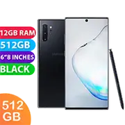 Samsung Galaxy Note 10+ Plus 5G (512GB, Aura Black) - Refurbished (Excellent)