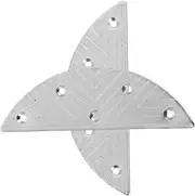 1 Pair Metal Shoe Heel Plates Repair Pads for Mens Boots Durable Heel Guards Easy Installation Slip Resistant Sole Repair Accessories