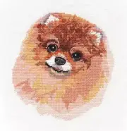Spitz 1324 Dog Oven Counted Cross Stitch Kit