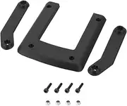 eMagTech Set of 11pcs RC Car Roof Rack Skid Plate Protector Kit Compatible with Arrma Granite V3 3D Printed Skid Screws Nuts Black