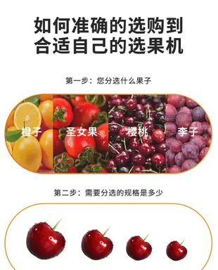 新款選果機水果分類大小分級機篩選水果機選果全自動分揀機篩選機