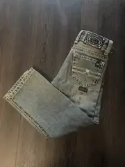 $36 NWT BUFFALO BY DAVID BITTON BOYS EVAN SLIM MEDIUM WASH JEANS SIZE 3 - JL94