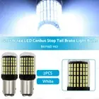 Pair P21/5W BAY15D 1157 144SMD White LED Canbus Stop Tail Brake Light Bulbs