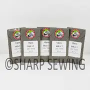 50 ORGAN #12 15X1SP HAX1SP STRETCH ELASTIC HOME SEWING MACHINE NEEDLE FLAT SHANK