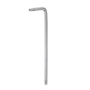 T25 Tamper Proof Torx Key Wrench L Shape 4.33" Long Arm High Carbon Steel