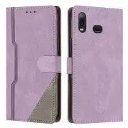 Clasp Case with Flip Wallet Stand Function Cover for Samsung A10S /M01S - Purple