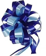 Baluue Large Bow Bunting Pull Strings Pcs Wrap Bows for Wedding Party Decorations Blue