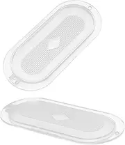 1 Pair Range Hood Lamp Cover Range Hood Light Shade Replacement Car Light Cover Car Accessories Transparent Plastic