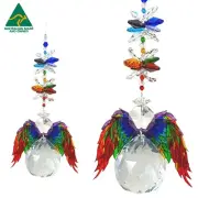 Angel Crystal Suncatcher gift- chakra rainbow suncatchers sun catcher prism pn23