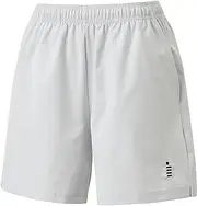 [GOSEN] PP2441 Women's Half Pants, Sweat Absorbent, Quick Drying, Ice Gray