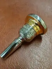 Sousaphone Engraved Mouthpiece 607 M&H Boquilla Para Tuba Medida 607