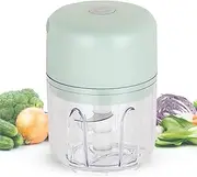 Small Electric Garlic Chopper,Electric Garlic Mincer | Portable 304 Stainless Steel Chopper Cordless USB Rechargeable Small For Vegetable, Pepper, Onion, Baby Food
