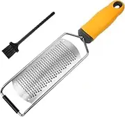 PRO Lemon Zester & Heavy Duty Citrus Zester Cheese Grater & Vegetable Grater — Parmesan Cheese Lemon, Garlic, Chocolate, Fruits, Vegetables, Ginger Grater - Cheese Shredder & Stainless Steel Grater