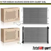 Radiator & AC Condenser Cooling Kit for Nissan Murano 2009-2014 Quest 11-17 3.5L (for: Nissan)