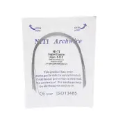 Dental ortodoncia arcos super elástico Niti Ronda de alambre Natural Forma
