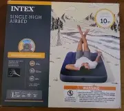 Intex Premium Durabeam 10" Twin Air Mattress Single high Airbed 300lb NEW IN BOX