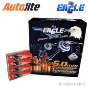 IGNITION LEADS & AUTOLITE PLUGS - for Daihatsu Applause A101RS A103 1.6L HD-E1 (for: Daihatsu)