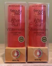 Moisturizing Beauty 360 After Sun Watermelon Hydration Stick lot of 2 NEW