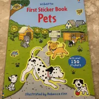 在飛比找蝦皮購物優惠-Usborne First sticker book Pet