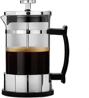 Percolator Coffee Pot Stainless Steel Glass Teapot Cafetiere Coffee Tea Percolator Filter Press Plunger 350ml Manual Coffee Espresso Maker Pot