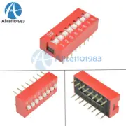 50PCS Slide Type Switch Module 2.54mm 8-Bit 8 Position Way DIP Red Pitch