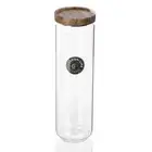 Lemon And Lime Woodend Glass Canister 1.65L Storage/Food Jar/Container Kitchen