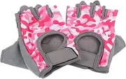 [BIUDECO] Anti-Slip Fitness Gloves Boys and Girls Winter Riding Gloves Comfortable Half-Finger Design