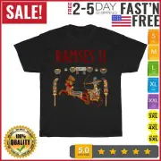 Pharaoh Ramses II Chariot Ancient Egypt Vintage T Shirt Men Women Fashion NEW