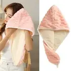 Wet Hair Hair Towel Water-Absorbent Hair Towel Wrap Soft Shower Cap Women
