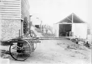 Wattle Glen Victoria 1900 - A spray pump used on the orchard at 'G- Old Photo