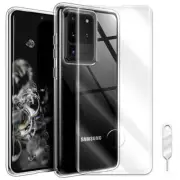 Clear Screen Protector Protective TPU Case for Samsung Galaxy S20 Ultra SM-G988U