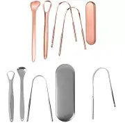 Tongue Scraper, 1-5Pcs Tongue Scraper with Case Tongue Scrapers for Adults Kids