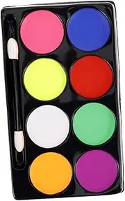Halloween Paint 8 Color Face Paint Palette Oil Based for Kids Party Makeup Palette Stage Performance Non-smudge