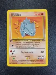 Rhyhorn 61/64 Jungle Set 1st Edition Pokémon TCG 1999 WoTC Vintage
