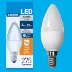 4x 4W (=25W) LED Candle Pearl Day Light 6500k SES E14 Small Edison Screw Bulb