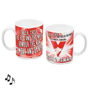 Sydney Swans AFL MUSICAL Coffee Mug Cup 330ml