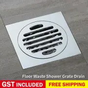 NEW Tile Insert Floor Waste Shower Grate Drain Brass Bathroom Shower Kitchen