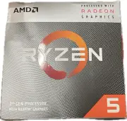 New AMD Ryzen 5 Model 3400G (4 Cores/8 Threads) with Radeon RX Vega Graphics