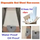 50 Disposable Table Sheet Non-woven Massage Beauty SPA Salon Bed Cover x 3 rolls