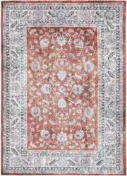 Crisp Luda Terracotta Transitional Rug