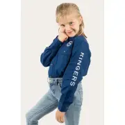 NEW Ringers Western Kids Jackaroo Long Sleeve Embroidered Work Shirt By Anaconda