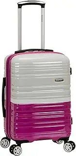 [Rockland] Melbourne Hardside Expandable Spinner Wheel Luggage, Two Tone White, Carry-On 20-Inch, 2TONEWHITE, Carry-On 20", Melbourne Hardside Expandable Spinner Wheel Luggage