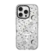 iPhone 16 Pro Clear Case MagSafe Compatible Sun moon stars