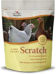 Manna Pro Ultimate Scratch Chicken Feed - Nutrient Rich Chicken Treat - 10 LB Chicken Scratch