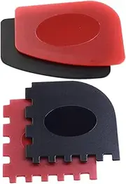 BESPORTBLE Kitchen Gadgets Plastic Pan Scraper Set BBQ Grill Serrated Edge for Cooking Pans