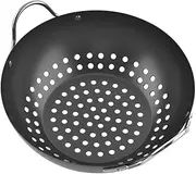 LOORGVEL Grill Vegetable Basket Baking Pan Non-Stick Surface for BBQ and Family Gatherings