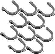 BUGUUYO 10pcs Washer Drain Hose Holder U Shaped Hook Assembly Easy Install Drain Hose Guide for Washing Machine Dishwasher Durable Locking Design for Secure Pipe Support