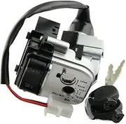 MZBZUTEDEE Motorcycle Ignition Switch Fuel Gas Tank Cap Cover Seat Lock Key Set Kit Fit for Honda PCX125 2012-2013 PCX150 2013 35010-KWN-710