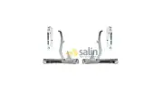 GENUINE ST GEORGE OVEN DOOR HINGES COMPLETE KIT ASSY WITH SUPPORTS 50333KIT